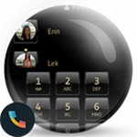 theme dialer dusk black gold android application logo